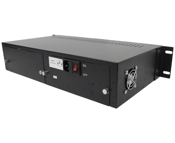 Mc Rack Media Converter Rackmount Chassis with Power Supply — Primus Cable