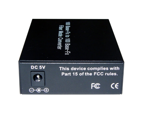 Media Converter, Multimode-Single Mode, Fast Ethernet, 2-20K, Duplex SC
