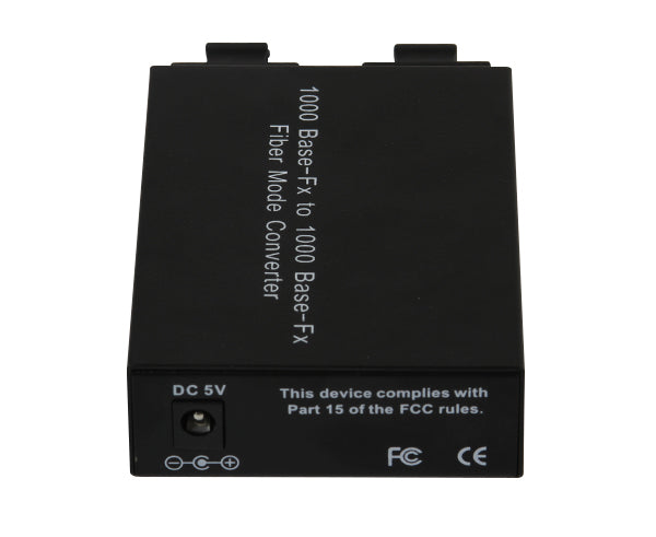 Media Converter, Multimode-Single Mode, Fast Ethernet 1000BaseFX, 550M-20KM, Duplex SC