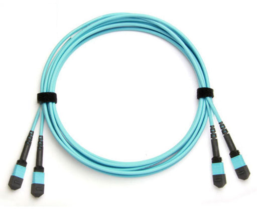 MTP Trunk Cable, Multimode OM3 10 Gig, 24 Fiber, 50/125, Plenum Rated