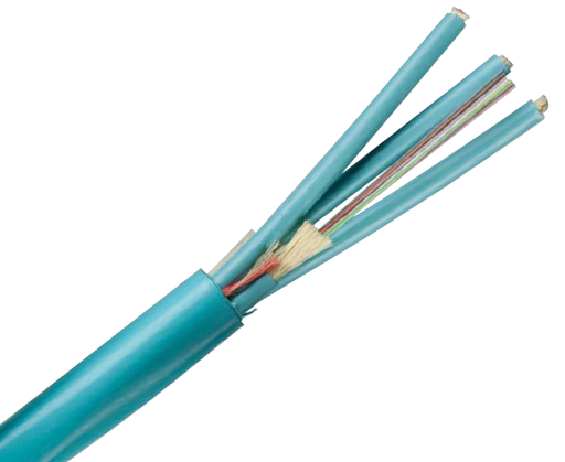 Fiber Optic Cable, Multimode, 50/125 10 Gig OM3, Corning Fiber, Indoor Micro-Distribution, Riser