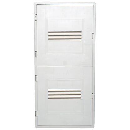 Square Multi-Media Enclosure, Vented/Solid Door - 30"