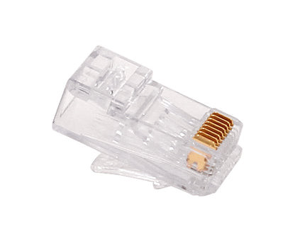 ezEX™ 38 Cat5E & Cat6 Connector - RJ45 Style - Hi-Lo Stagger Loadbar, PoE+