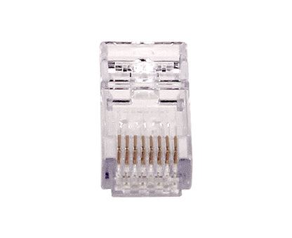 ezEX™ 38 Cat5E & Cat6 Connector - RJ45 Style - Hi-Lo Stagger Loadbar, PoE+