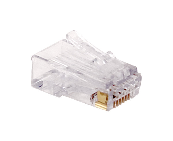 ezEX™ 38 Cat5E & Cat6 Connector - RJ45 Style - Hi-Lo Stagger Loadbar, PoE+