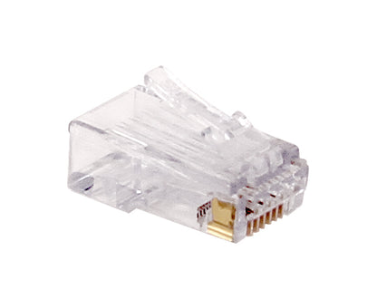 ezEX™ 38 Cat5E & Cat6 Connector - RJ45 Style - Hi-Lo Stagger Loadbar, PoE+