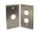 Industrial Outdoor Wall Plates for Bulkhead RJ45 Connections - Stainless Steel Finish