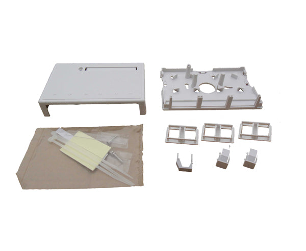Surface Mount Box, 6 Port, Unloaded - Available in 2 Colors