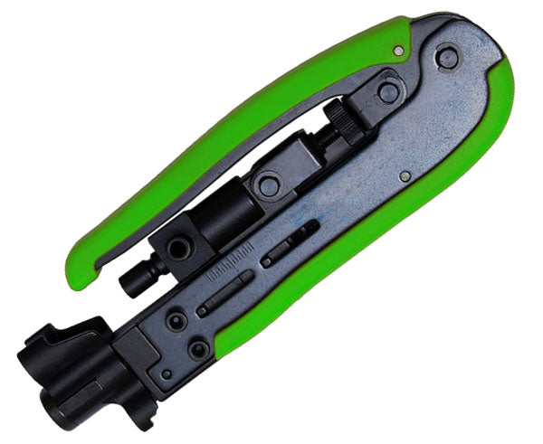 Green SealSmart RH360S F Compression Tool - Short Stroke - Green - Primus Cable