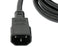 Power Cord, C13 to C14, SJT, 16/3, Black - Primus Cable