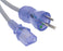 Power Cord, Hospital Grade, 5-15P to C13 SJT 18/3 - Clear Blue - Primus Cable