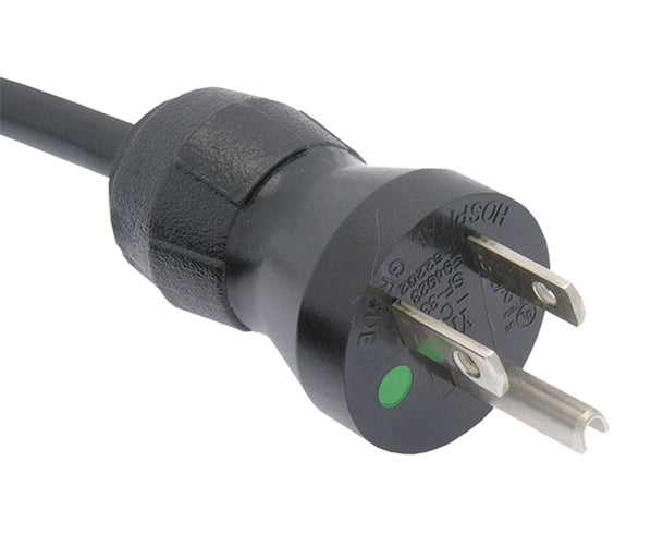 Power Cord, Hospital Grade, 5-15P to C13 SJT 18/3 - Primus Cable