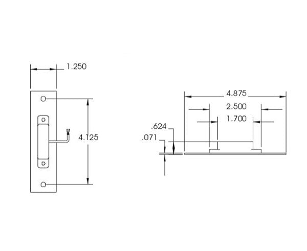 Recessed ANSI Switch (UL listed), Tamper Resistant — Primus Cable