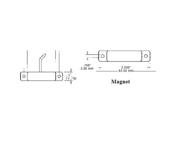 Reed Switch Set, Surface Mount w/ Leads
