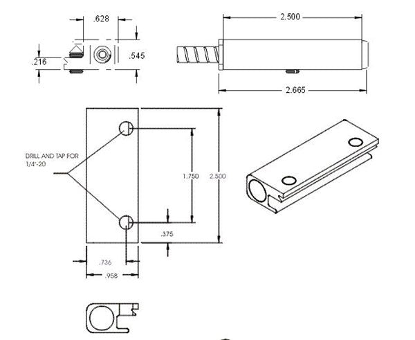 Mini Curtain Door Switch Sets - 4612 Series