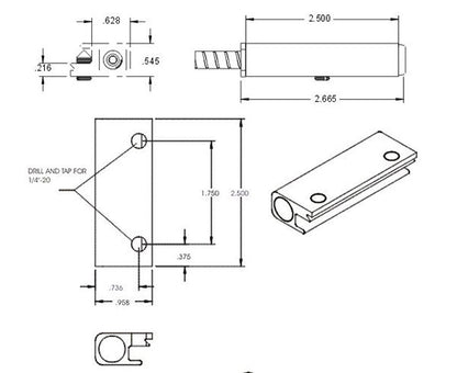 Mini Curtain Door Switch Sets - 4612 Series