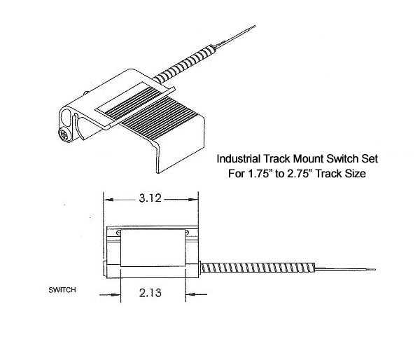 Industrial Track Mount Switch Set