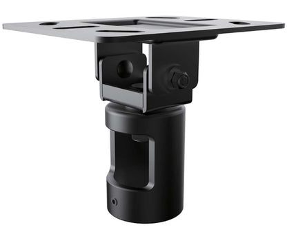 LED, LCD & Plasma Flat TV Cathedral Ceiling Plate for 1.5" NPT Pipes, Black