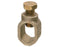 Ground Rod Clamps Conductor Range 8 sol -2 str Direct Burial Solid brass Alloy w/ Bronze Screw