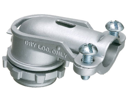 90° Connectors For Aluminum & Steel Flex, AC, MC, MCI-A Cable Zinc die-cast - 3/8" to 4"