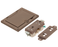 Single Gang Flip Lid Cover Kit - Brown - Primus Cable