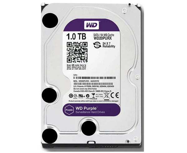 Surveillance System Hard Drive, 1TB, 2TB, 4TB Security Grade