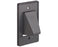‘The SCOOP™’ Entrance Plate with Removable Lower Plate, 1-gang - black