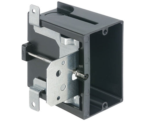 Single-Gang IN/OUT™ BOX in Adjustable PLASTIC Outlet Box - New Construction - 1 gang