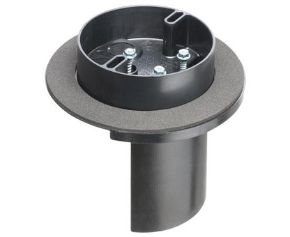 Round Long Side Mount Screw-On L-Shaped Vapor Box for Fans & Fixtures for double drywall