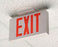 Exit Sign Mounted in Ceiling