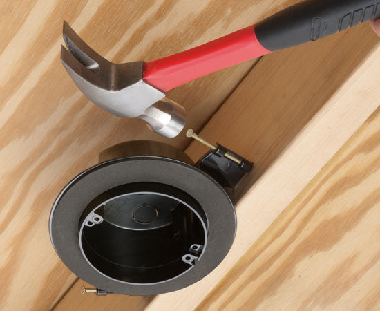 Double Drywall Round Nail-On Vapor Boxes For Fans or Fixtures - New Construction