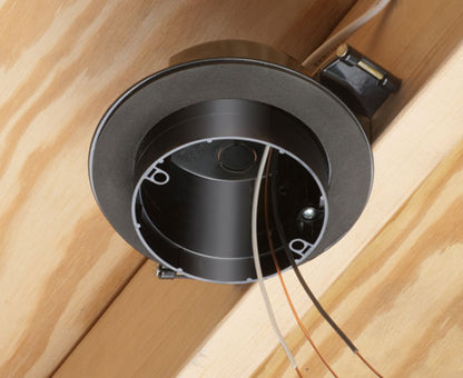 Double Drywall Round Nail-On Vapor Boxes For Fans or Fixtures - New Construction