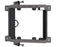 Screw-on Low Voltage Mounting Brackets, Black with Screws- Double Gang