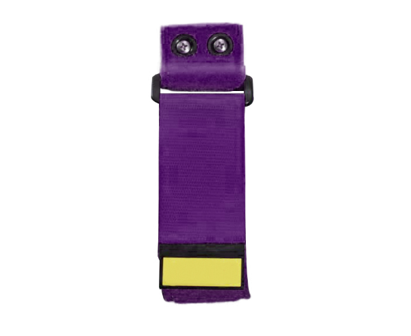 CinchStrap-EG, Hook and Loop Fastener, 10 Pack, 2" Width - Purple