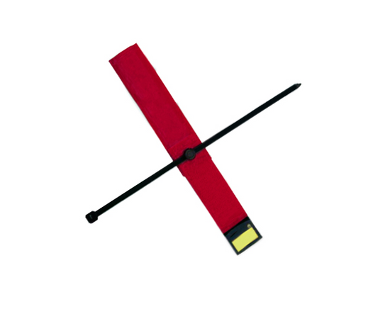 Pivoting Cable Hanger, Hook and Loop, 1" Width, 10 pack