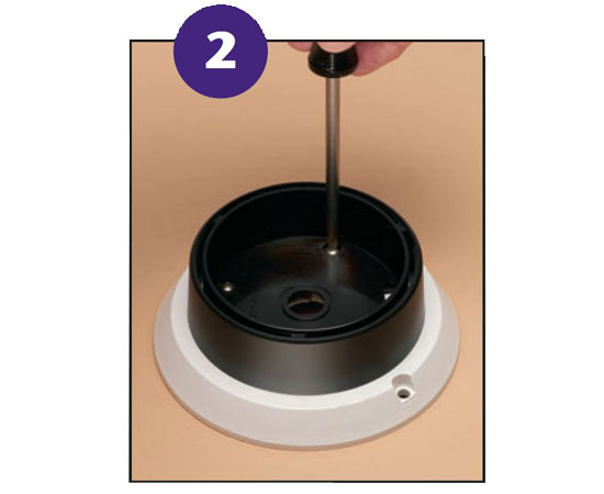 Non-Metallic Security Camera Mounting Kit Installation