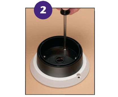 Non-Metallic Security Camera Mounting Kit Installation