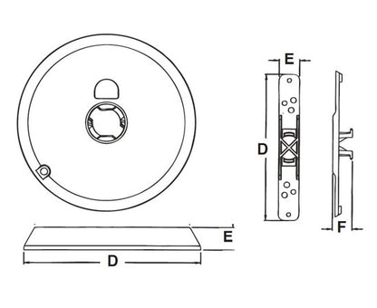Camera Mounting Kit Dimensions