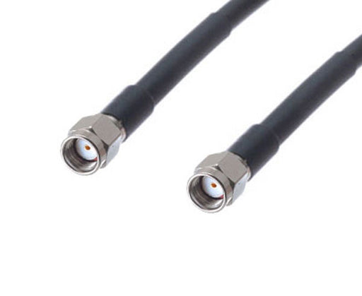 MIG-195 Coaxial Assembly Cable, Low Loss RF, Reverse Polarity, SMA-Male 180™ to SMA-Male 180™