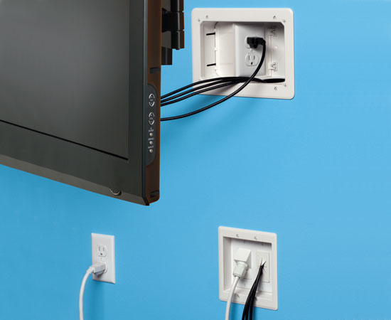 Outlet Mount for Ring Bridge, No Drilling and Speace Saving Wall