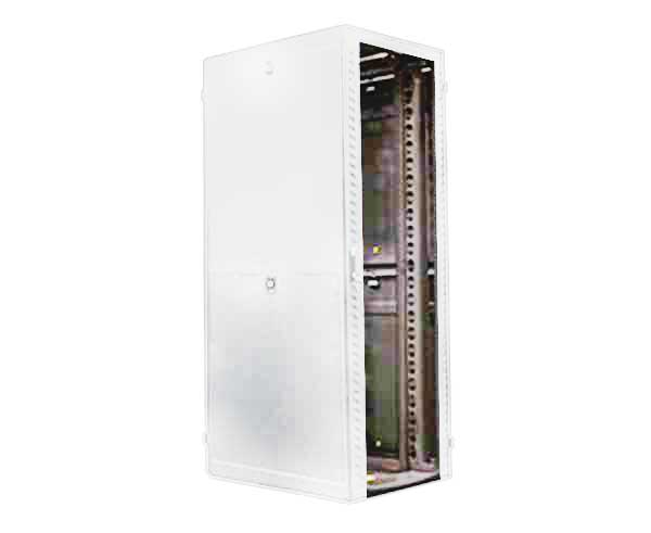 32" Black/ White Network Cabinet, 48U Standard Configuration (Assembled), 31.5"W x 48"D