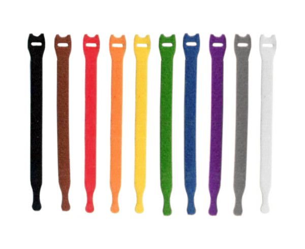 Lite Cable Tie, Hook and Loop, 10 pack