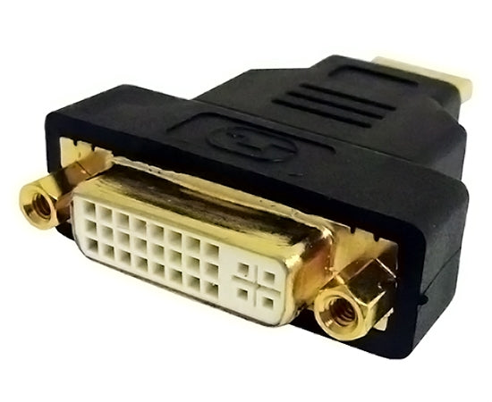 Gold Plated HDMI Adapter, Male/Female DV