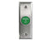 NSP-17-GREEN Remote Station Plate, Narrow Gang Stainless Steel Plate with One Button