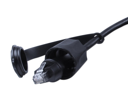 CAT5 Shielded Ethernet Patch Cable, Outdoor Direct Burial, RJ45 - 2Ft and 25Ft