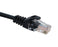 CAT5E Ethernet Patch Cable, Snagless Molded Boot, RJ45 - RJ45, 75ft - Black