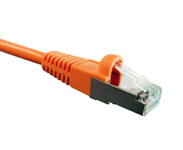 CAT5E Ethernet Patch Cable Shielded, Snagless Molded Boot, RJ45 - RJ45, 7ft