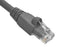 1' CAT6A 10G Ethernet Patch Cable - Gray