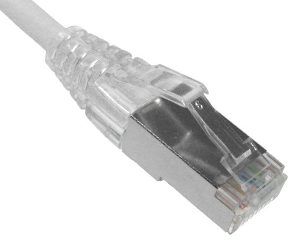 CAT6A Ethernet Patch Cable, Slim6AS Series, Shielded, Snagless Boot, U/FTP, RJ45 - RJ45 - 25ft