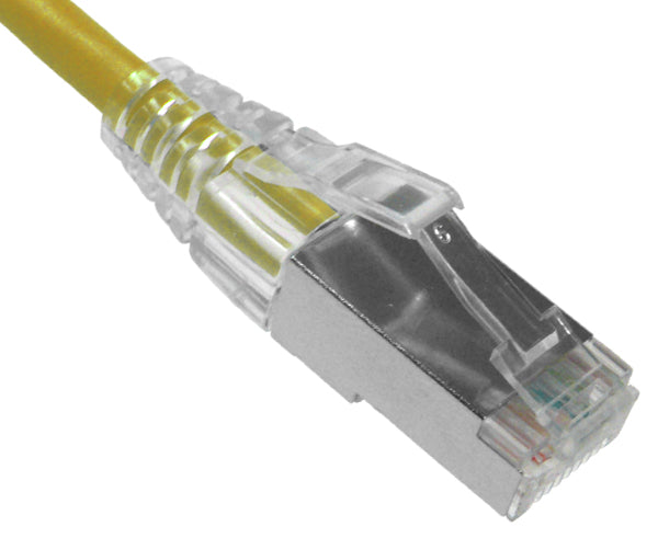 CAT6A Ethernet Patch Cable, Slim6AS Series, Shielded, Snagless Boot, U/FTP, RJ45 - RJ45 - 25ft